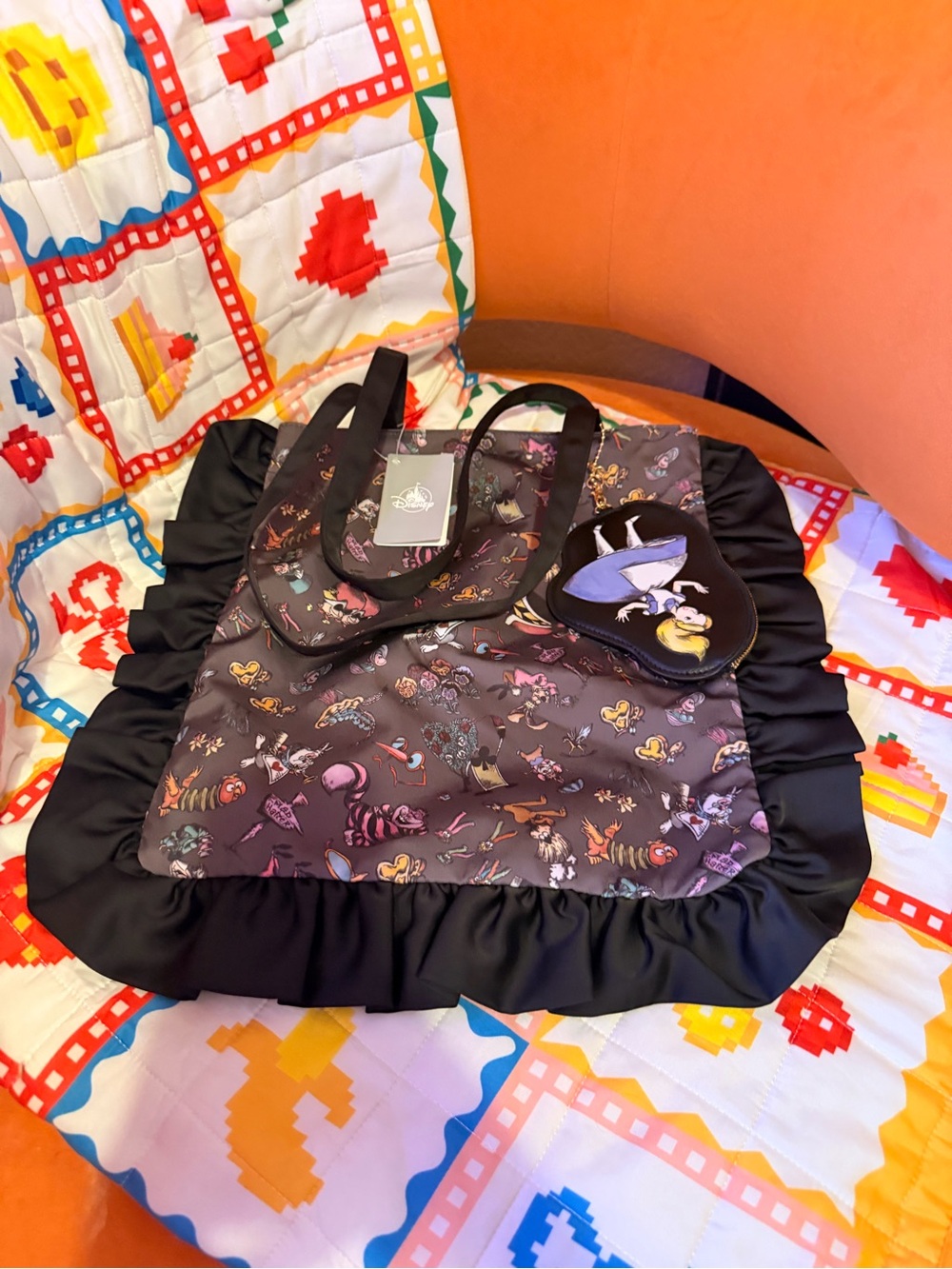 Disney Store Japan - Alice in Wonderland 75th Anniversary Ruffle Tote